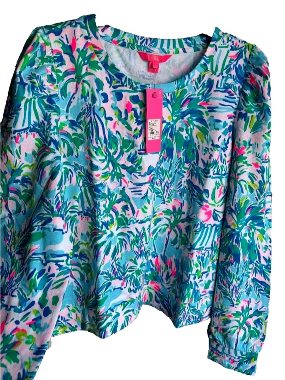 Lilly Pulitzer Jansen Long Sleeve Sweatshirt NWT  XL